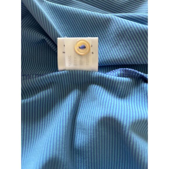 Peter Millar | Summer Comfort Blue with Purple Stripe Polo Shirt Size XXL - Picture 8 of 8